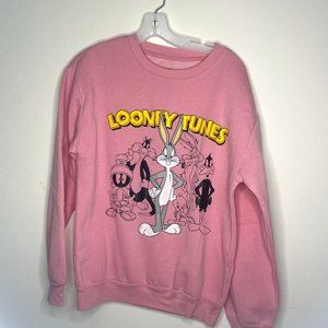 Looney tunes pullover crew neck sweatshirt Medium